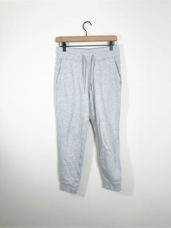 Lululemon Warm Down Jogger 28" Heathered Vapor Light Gray Size 6 - Image 5