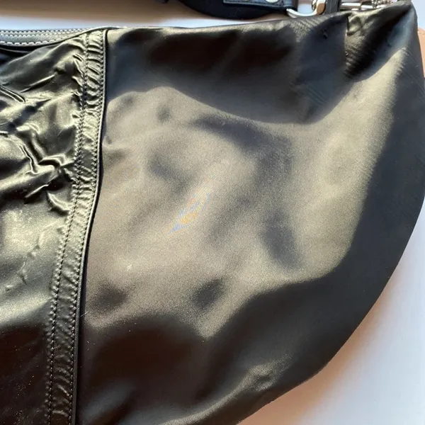 COACH Nylon Shoulder‎ Bag Leather shoulder Washable Wipeable Black No L04J-1892 - Image 10