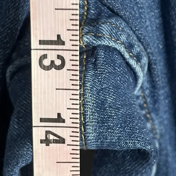 Abercrombie Fitch Curve Love Ankle Straight High Rise Jeans Women's Size 18/34 R - Image 5