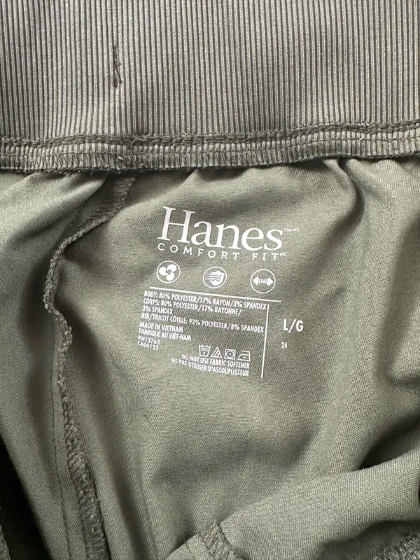 Green Hanes Scrub Bottoms - Image 4