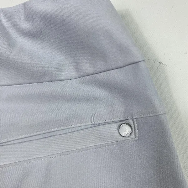 Athleta Pants Womens 12 Gray Straight Leg Pull On‎ Ankle Cropped Stretch Yoga - Image 8