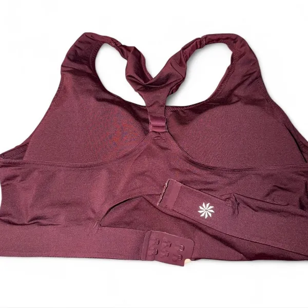 Athleta Sports Bra color Burgundy - Image 5