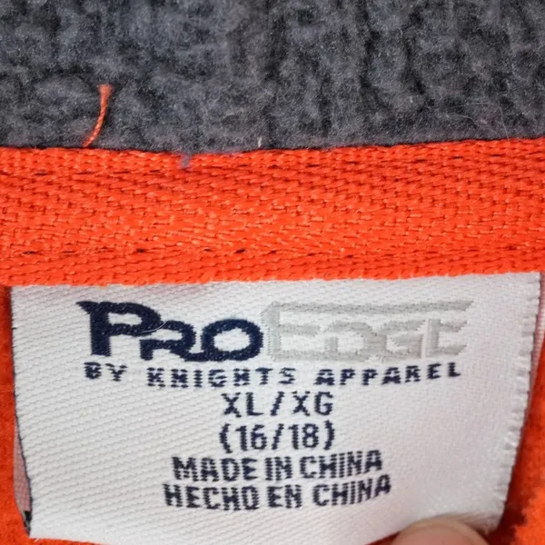 Auburn Tigers‎ Hoodie Womens XL 16/18 Orange Full Zip Pro Edge Knights Apparel - Image 5