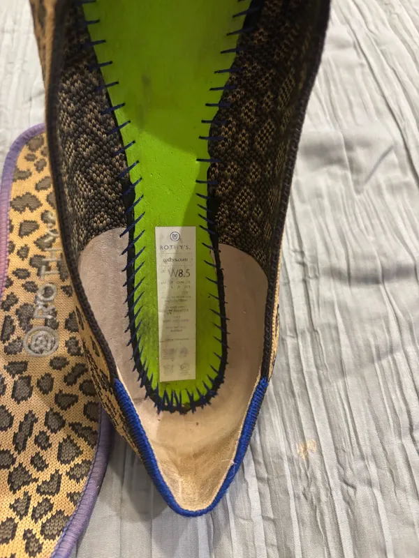 Rothy's Flats Round Toe Leopard Print - Image 7