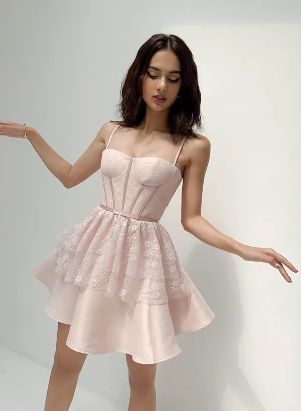 Tatiana Dream Pink Corset - Image 5