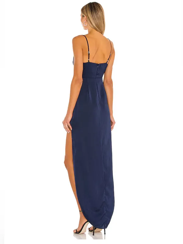 NBD Shelby Gown in Navy - Image 3