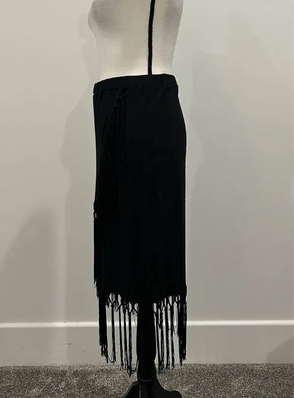 Alya Boho Fringe Skirt - Image 3