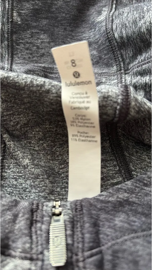 EUC Lululemon Warm Stabilizer 1/2 Zip Running Jacket Size 8 - Image 8
