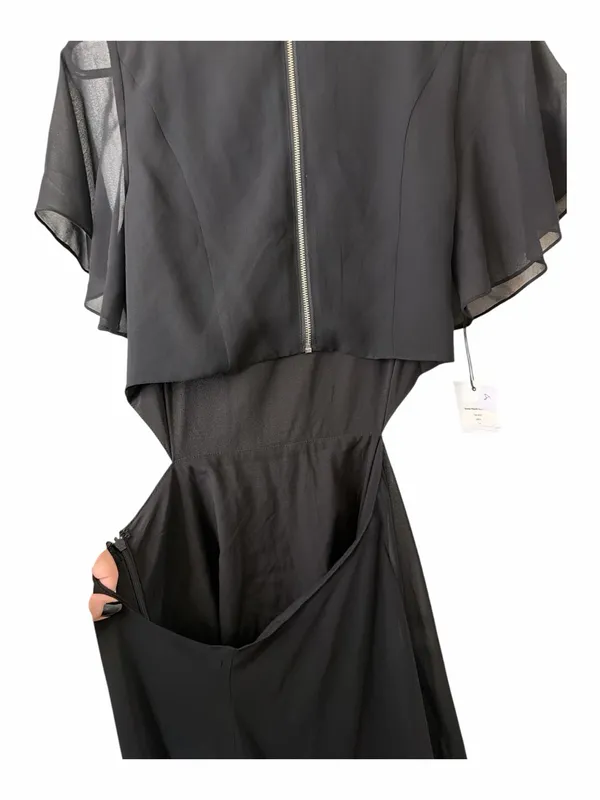 Ali & Jay Bohemian Rhapsody Black Cutout High-Low Dress size small NWT - Image 5