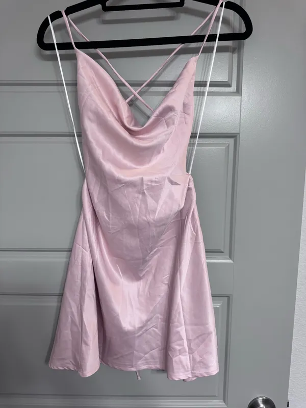 Baby Pink Princess Polly Mini Dress - Image 3