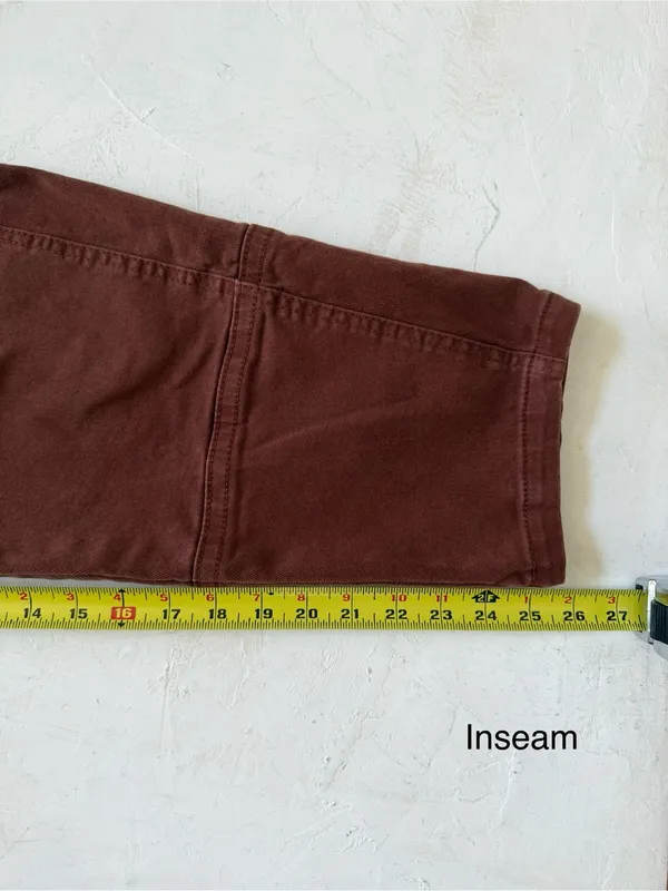 Everlane The Utility Barrel Pant Brown Rosewood Size 2 - Image 9