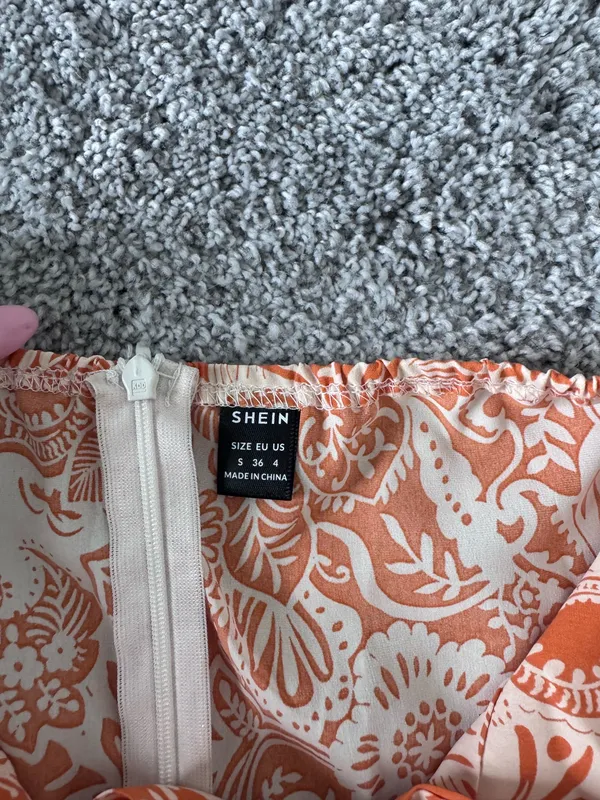 SHEIN orange mini dress - Image 2