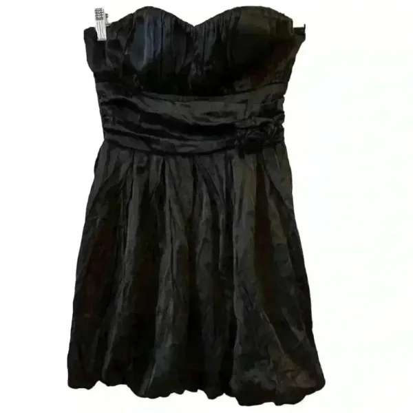 White House Black Market Women's Strapless Black Cocktail Dress‎ S - Image 10
