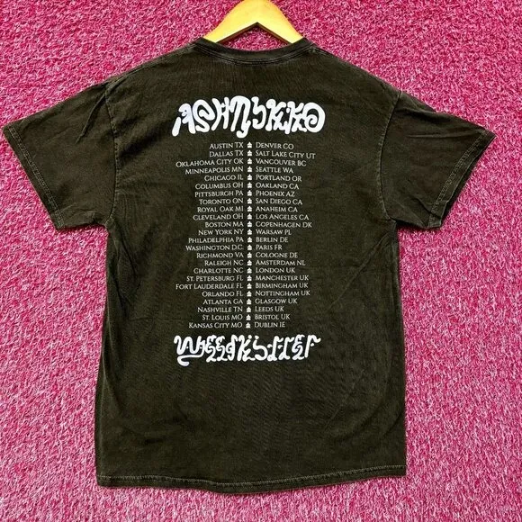Ashnikko Weedkiller Tour Mecha Nu Metal Tee Small - Image 3