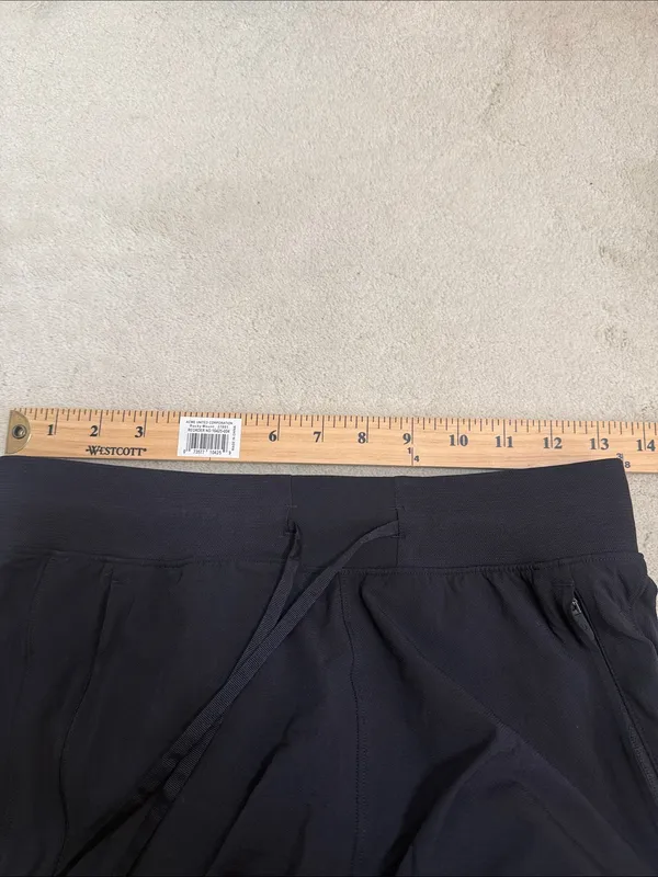 Lululemon Black License To Train High Rise Joggers Pants Size 6 - Image 13