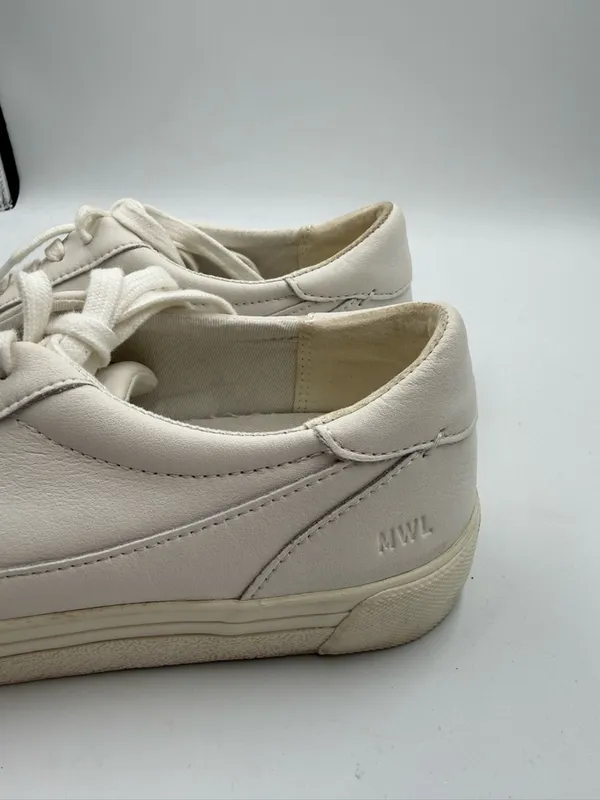Madewell MWL Classic White Lace-Up Sidewalk Sneakers - Image 7