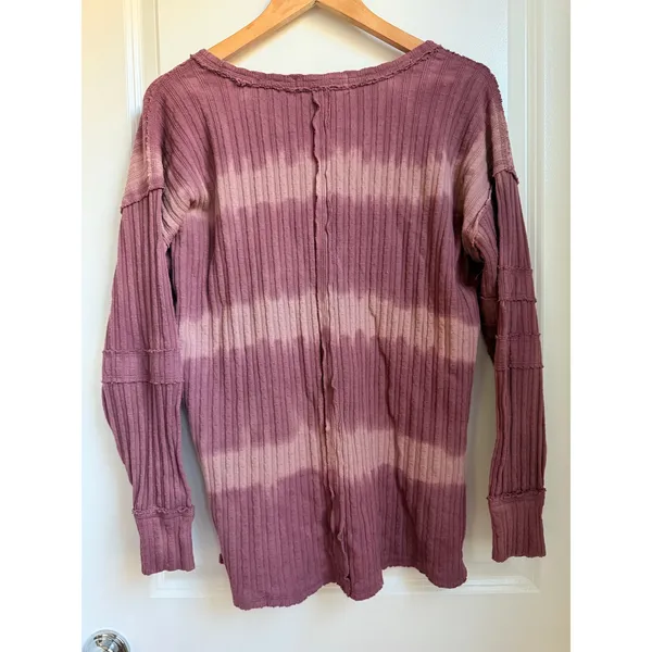 We The Free Free People Sunset Tee in‎ Chocolate Merlot Size XS Lagen Look Boho - Image 5