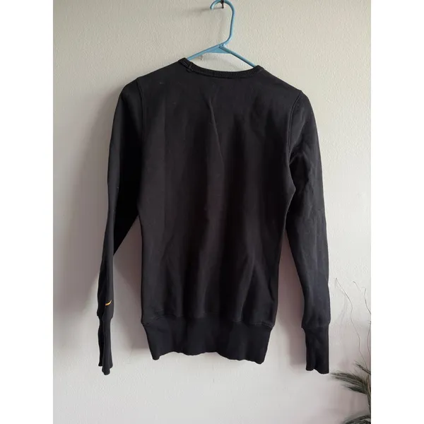Nike NFL‎ Pittsburgh Steelers Sweatshirt Women XS Black Crewneck Fleece 3622 - Image 3