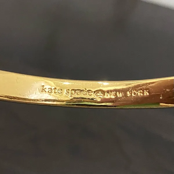 KATE SPADE Black Take A Bow Enamel Layering Stackable Bangle Bracelet - Image 15