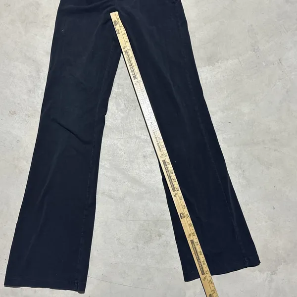 Victoria's Secret Low Rise Y2K Yoga Flare Leg Pants Logo Thick Band Leggings S HTF - Image 6