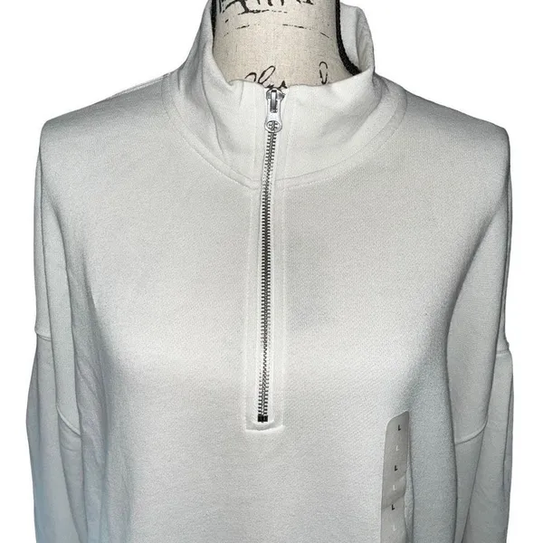 ‎Gap white pullover sweatshirt large NWT - Image 2