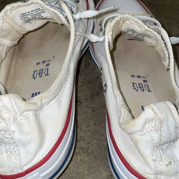 Converse Chuck Taylor All Star White Shorline Slip-onSneaker Shoes Womens Size 8 - Image 11