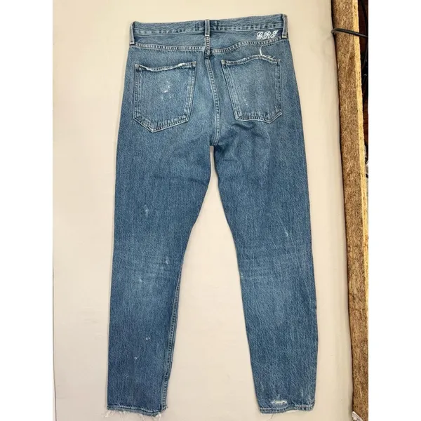 AGOLDE Jeans Jaime High Rise Classic Skinny Distressed Button Fly Size 28 - Image 5
