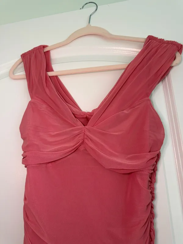 Express Dress Ruched Off the Shoulder  - Image 5