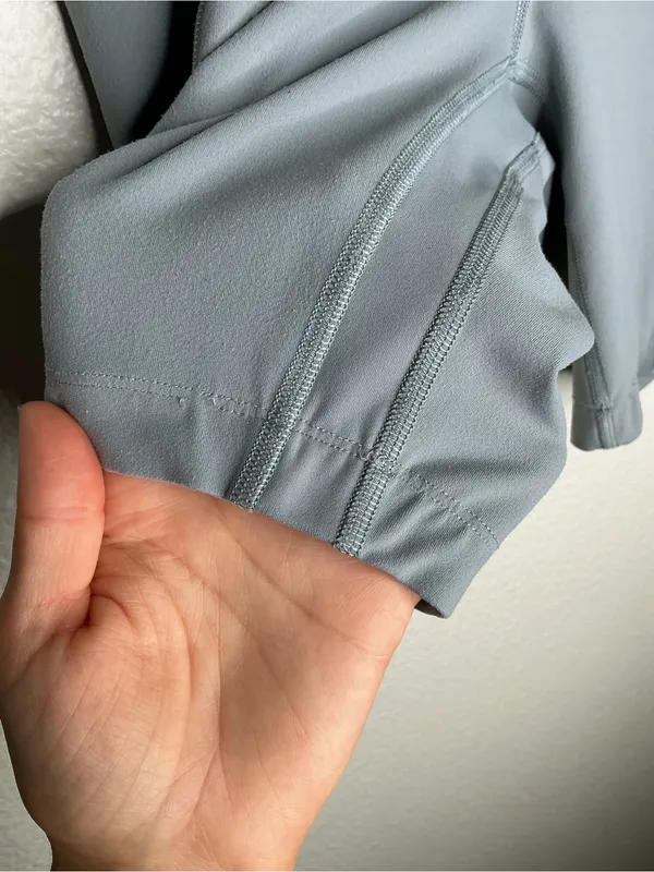 Lululemon Align High Rise Short with Pockets grey 4 - Image 8