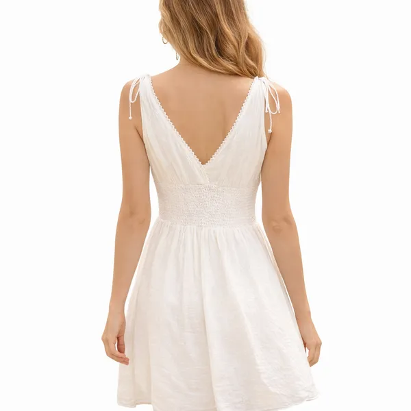 Maeve by Anthropologie‎ White Gauze Dress – Size Small - Image 2