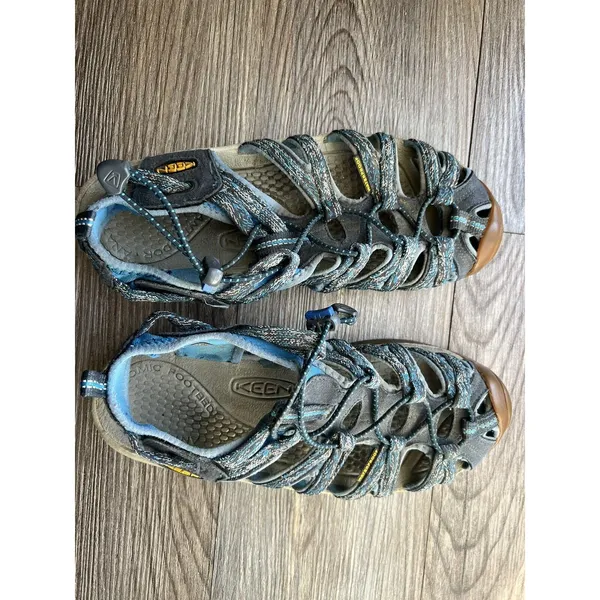 Keen‎ Women's Waterproof Whisper Sport Sandals Blue Gray Hiking Shoes Size 8.5 - Image 3