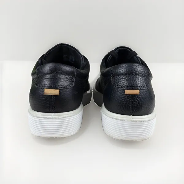 Women's Leather Ecco US 6./EU 37 Black Leather Soft Sneakers Comfort - Image 3