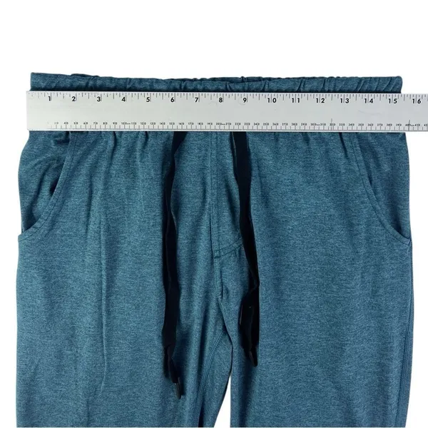 Natori Heather Turquoise‎ Blue Soft Lounge PJ Pants Drawstring Waist Size Small - Image 4