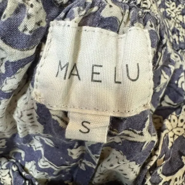 Maelu Designs Lounger Pants Indian Blockprint Peony S - Image 5