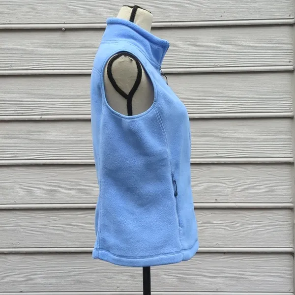 Vineyard Vines Light Blue Fleece Vest - Image 4