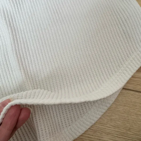 Gap Long Sleeve White Waffle Knit Thermal Top - Image 7