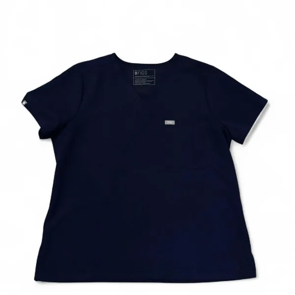 Figs navy blue Women’s Zamora Joggers Catarina Top scrub - Image 2
