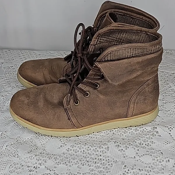 Cliffs BTW White Mountain Derby brown lace up high top ankle boots sz 8.5 - Image 4