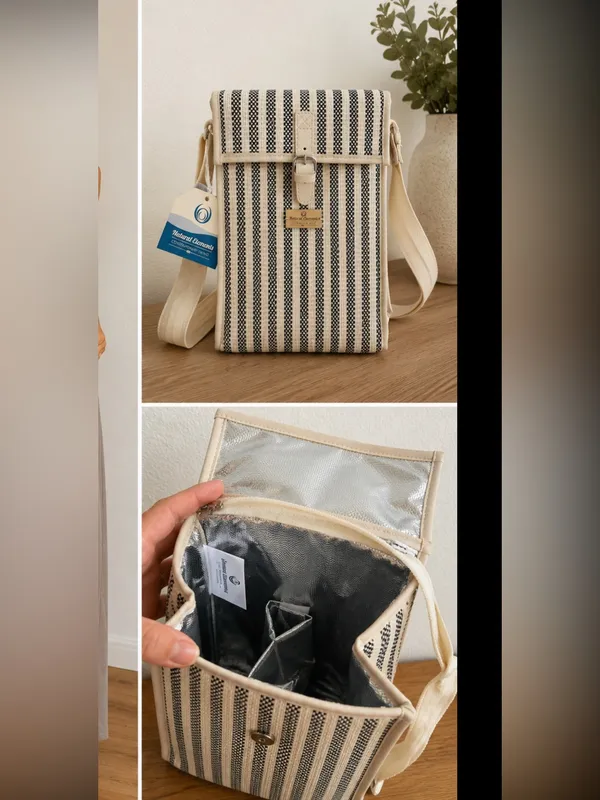 Natural Elements Insulated Lunch Bag Crossbody Cooler NWT - Image 2