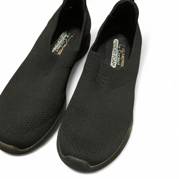 Sketchers Air Cooled Memory Foam Size 9.5 Womens Black - Image 2