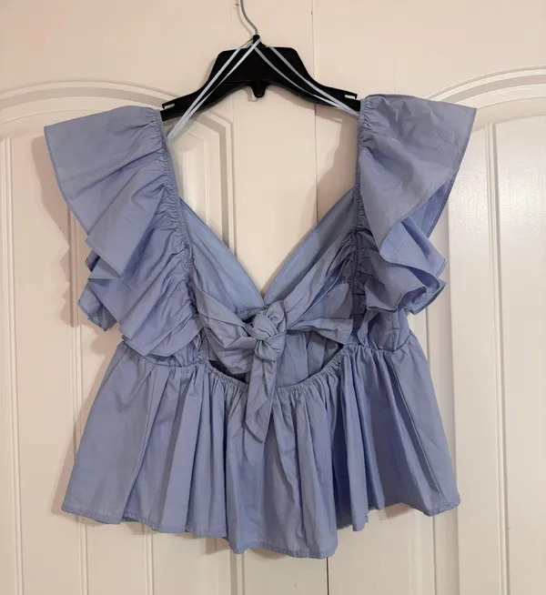 day+moon top Blue Size M - Image 2