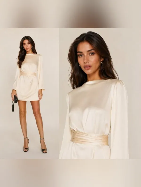 Reformation Astrid Silk Dress - Image 11