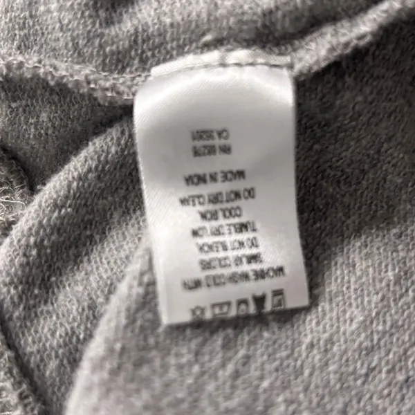Sanuk Organic Cotton Hoodie Sweatshirt‎ Gray Small - Image 10