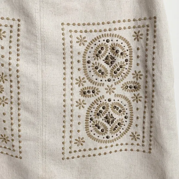 Anthropologie EUC Floreat Embroidered Embellished Pencil Skirt - Image 7