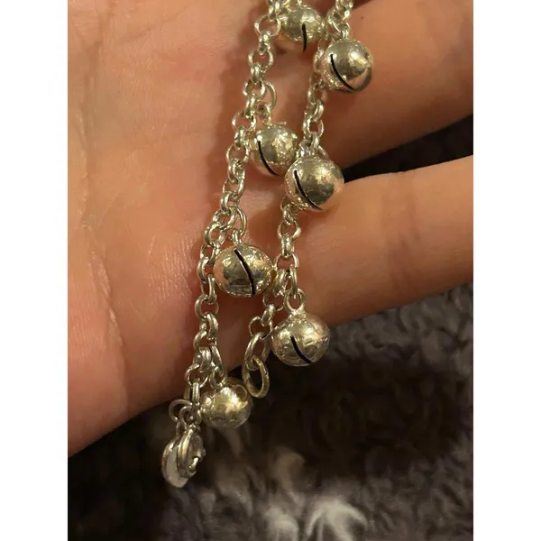 925 sterling silver braclet makes noise cute 10 inch c156 - Image 5