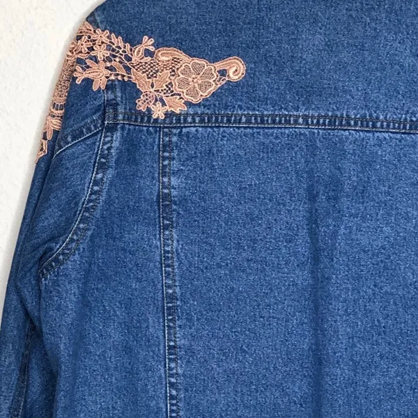 Vintage Passports Denim‎ Jacket Blue - Image 2