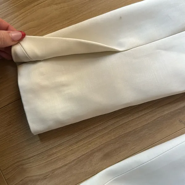 Ivory Double Button Blazer - Image 3