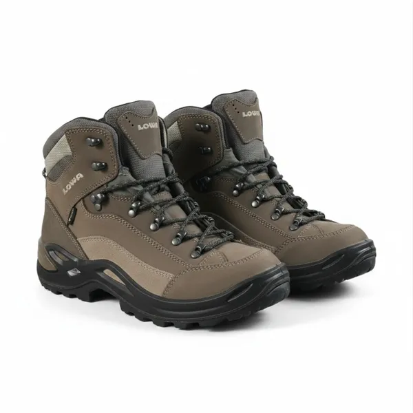LOWA Renegade GTX Mid Hiking Boot W's 9.5 Brown Durable Nubuck Leather NWOB - Image 2