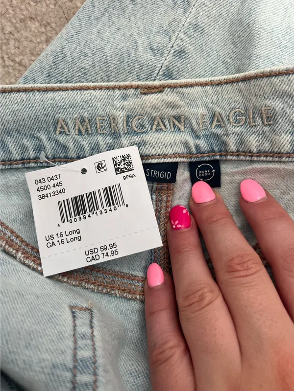 American Eagle Jeans Baggy Straight Highest Rise - Image 4