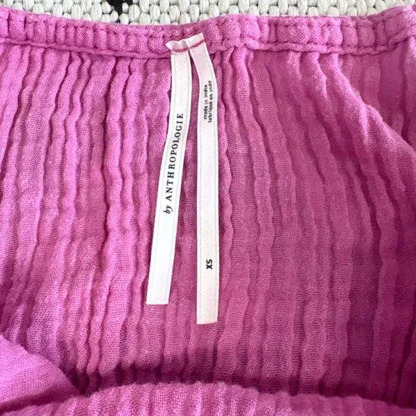 Anthropologie Braided Halter Mini Dress in Pink XS - Image 14